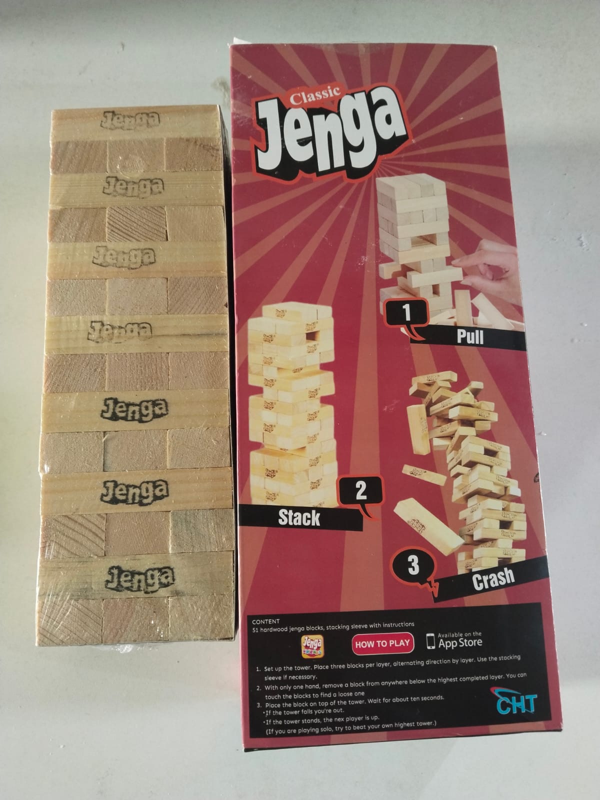 Jenga game Best Quality Wood piece