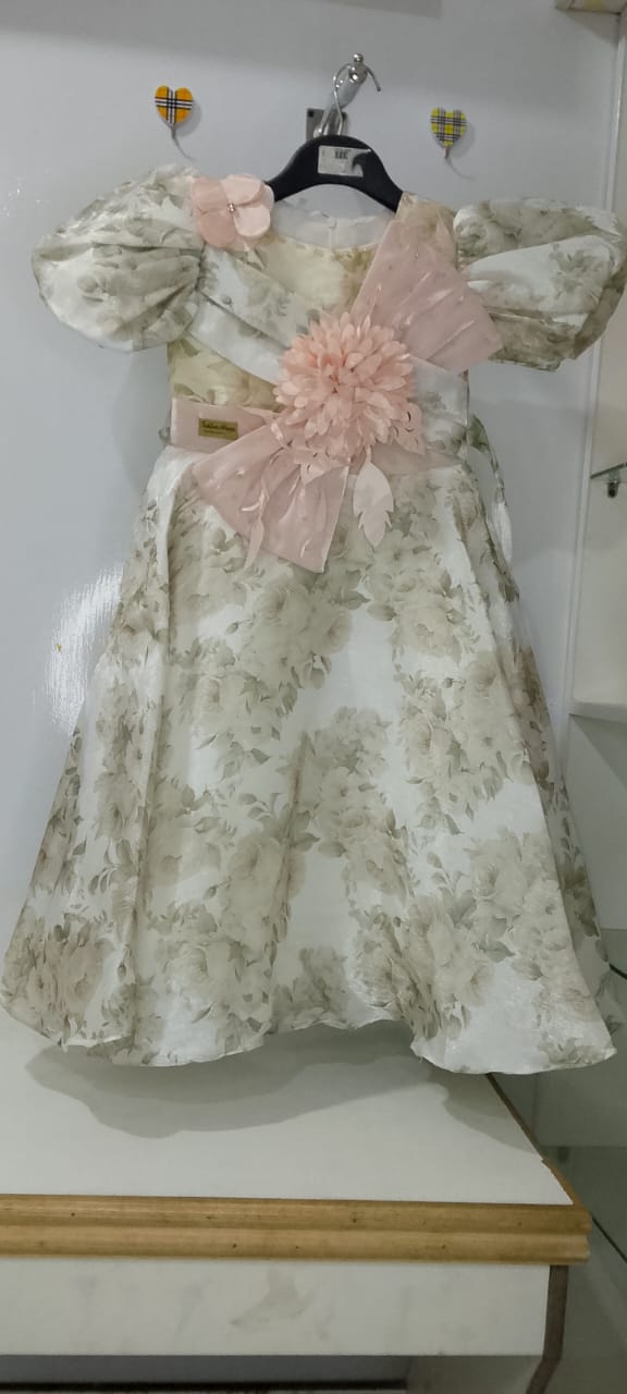 Korean silk fancy frock