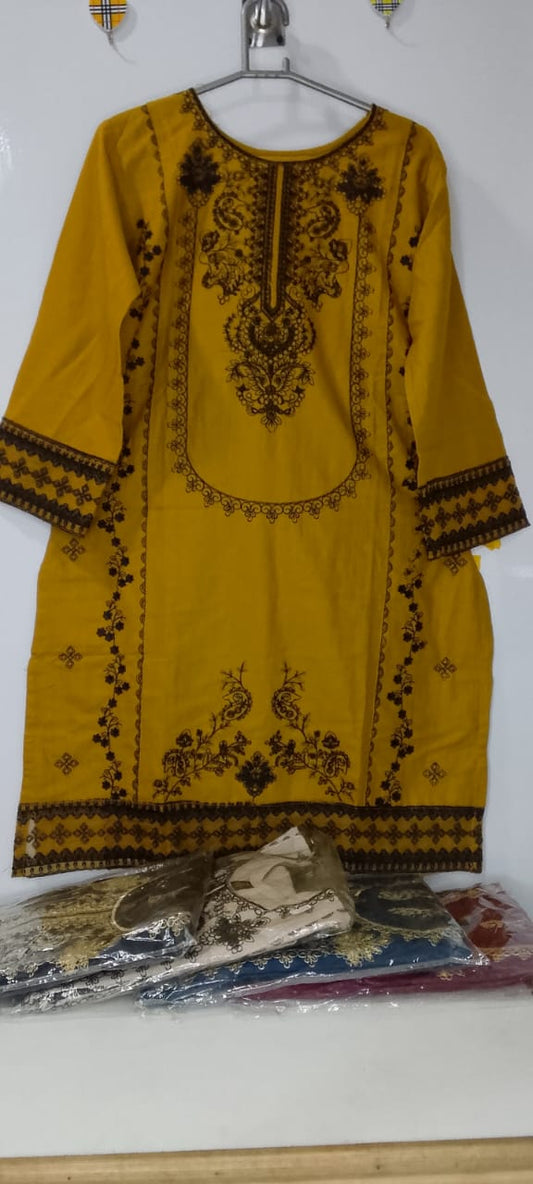 Khaddar embroided 2Pac